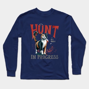 Calico Cat lovers, Purfect hunter in the Digital Edition, Humor, Cats, Technology, cats lovers design Long Sleeve T-Shirt